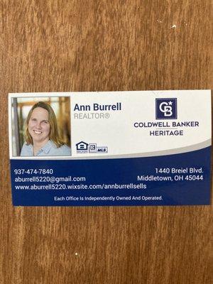 Ann Burrell - Coldwell Banker Heritage