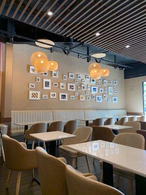 Interior and the food side...