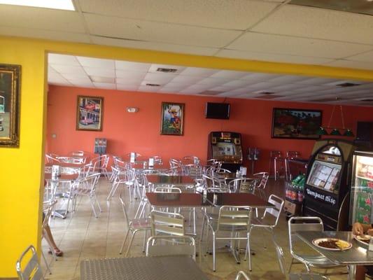 Pool table around the corner