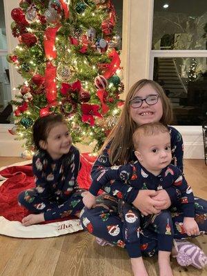 Cusions Christmas sleepover