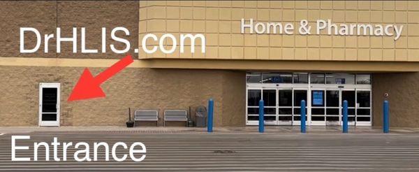 Our office is located adjacent to Walmart Vision Center.