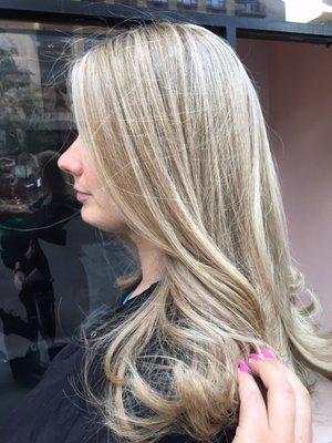 Amazing work on highlights and style by Moscow!