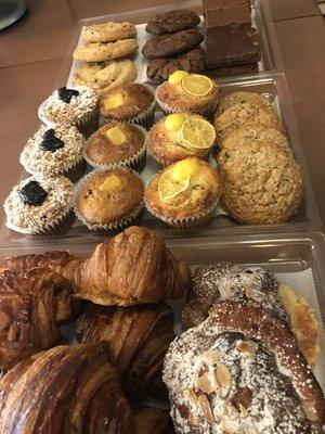 Delicious pastries and muffins from the Placid Bakery