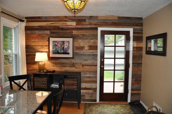 Reclaimed Wood Wall