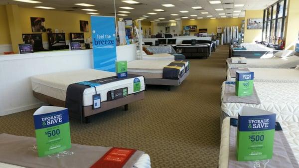 Tempurpedic Elite retailer. We also carry a full line up of Sealy, S & F, Octaspring, Nature's Sleep, and Symbol mattresses.