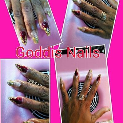 Gel Extensions (stilettos)