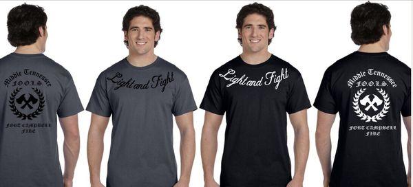 I worked with the designers to custom make a t-shirt for a firefighter training event.