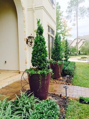 A house decorated with our Pots