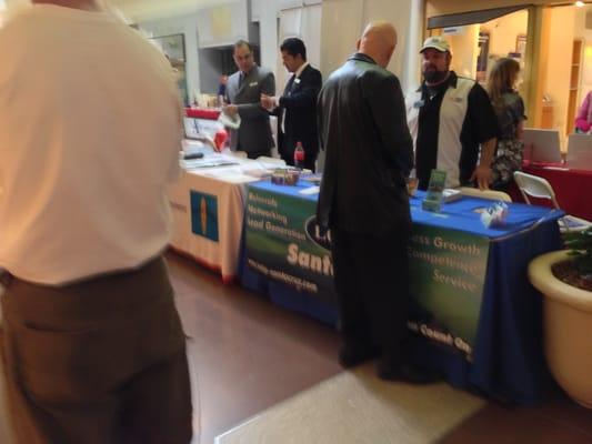 Santa Cruz Le Tip's booth at the 2013 Business Showcase - Capitola Mall, Capitola, CA.