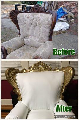 Reupholstered Chair