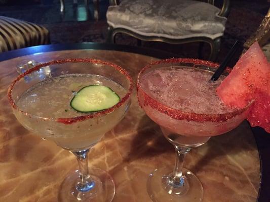 Betty Boop and Fruit Cup cocktails. So yummy!