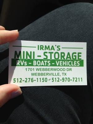 Irma's Mini Storage