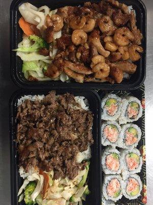 Meal for three...two...or one. Very good price for the amount of food served