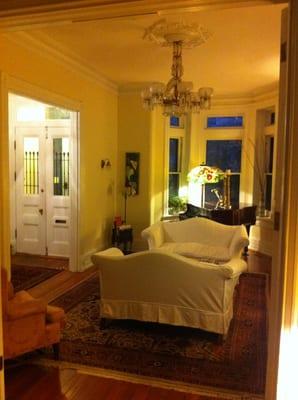 Public space of living room.