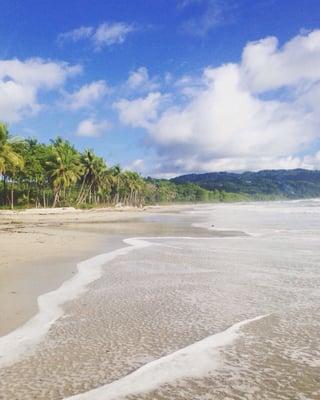 The beach, couple minute walk away from accommodations. Amazing!
