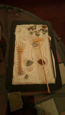 I like playing with the sand during my sessions