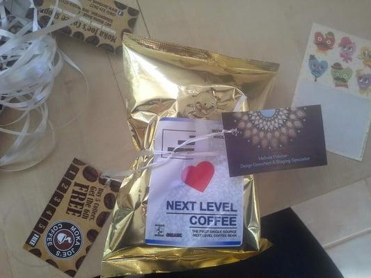 Next Level Coffee, whole bean, organic, single source