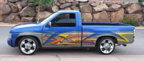 Truck painted by Ray at Glamour Works, 2003.