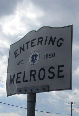 Entering Melrose at the Malden line.
