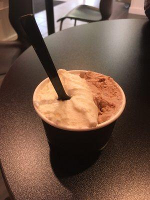Coconut and Hazelnut gelato - medium size
