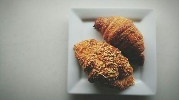 A ham & cheese and a sausage croissant. Both the best I've ever had outside of France and Switzerland.