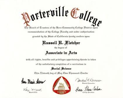 Degree in Social Science.