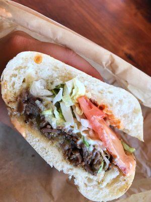 This amazing "New Orleans" sandwich was $8.99