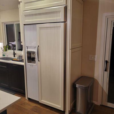 This is the installation they tried the first time thinking we would be ok with it. Botched.