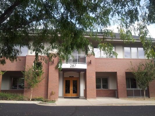 Building entrance is on the south side