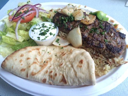 Adana Kabob plate