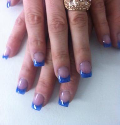 Gorgeous Blue Sparkle Acrylic!