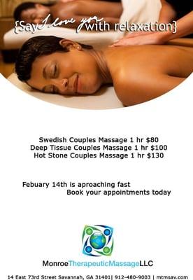 Valentine' Day Specials