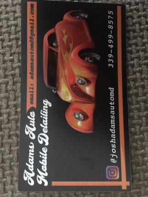 Adams Auto Mobile Detailing