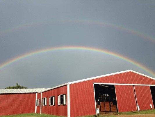 Every barn needs a rainbow!