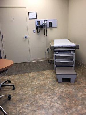 Patient room. Clean and tidy.