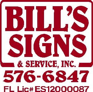 Bill's Signs & Service Inc