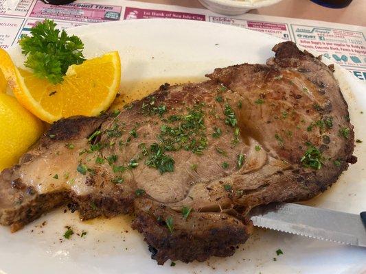 Prime rib.