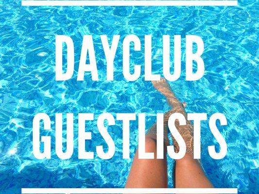 Dayclub Guestlist text 702-475-2363