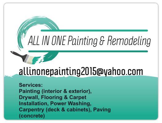 All In One Painting & Remodeling