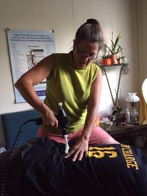 Part of the special treatment.