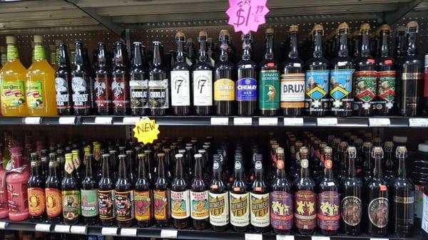 Craft Beer section!