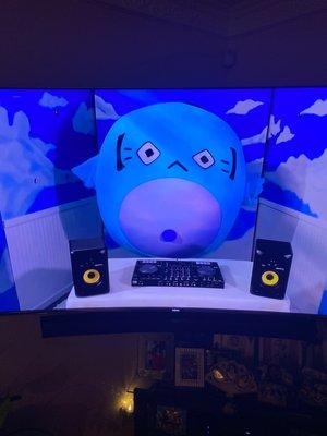 Potaro dj'ing at secret sky