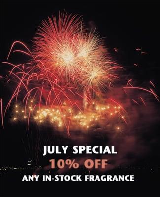 Join our email customer base and receive our monthly specials.