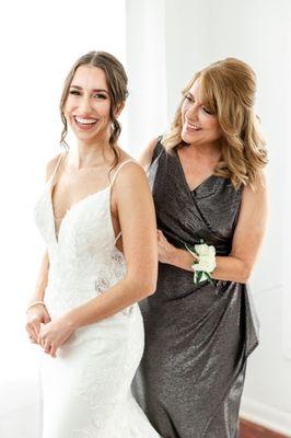 Bride and Mother of the Bride Hair and Makeup