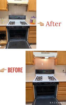 Ricarda Bravo cleaning