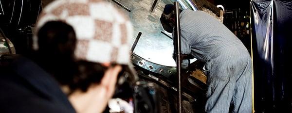 Filming on-site at LVC