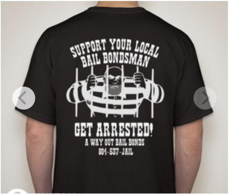 Bail bonds t shirt 1