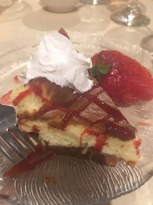 Cheese cake was yummy