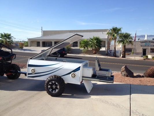 Come down take a look at our new Channel Warrior it's perfect for the beach or any party event.