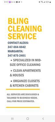 Bling Cleaning Service